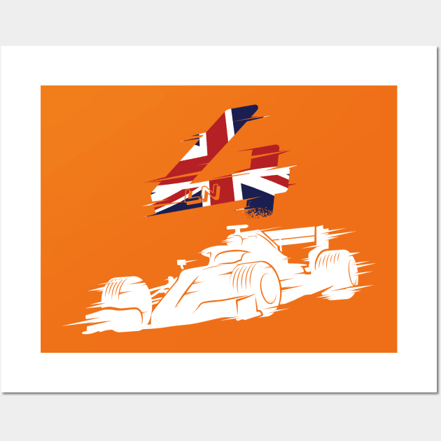 We Race On! 4 [Flag] Wall Art by DCLawrenceUK